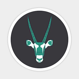 Geometric Gemsbok Magnet